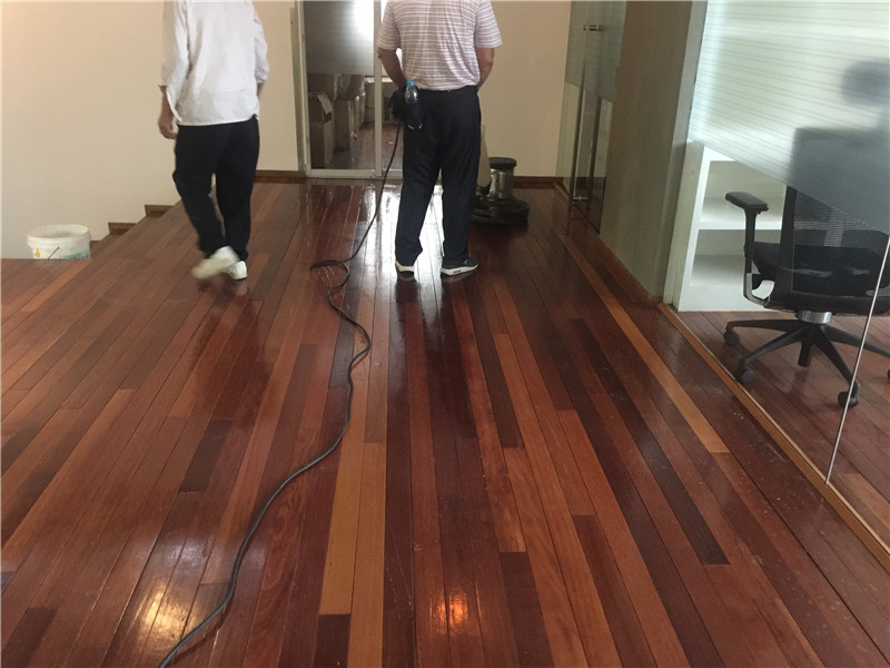 观山湖区地面清洗案例